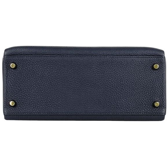 Hermes Kelly 28 Internal Stitching 2WAY Shoulder Bag Handbag Taurillon Clemence - Picture 5 of 11